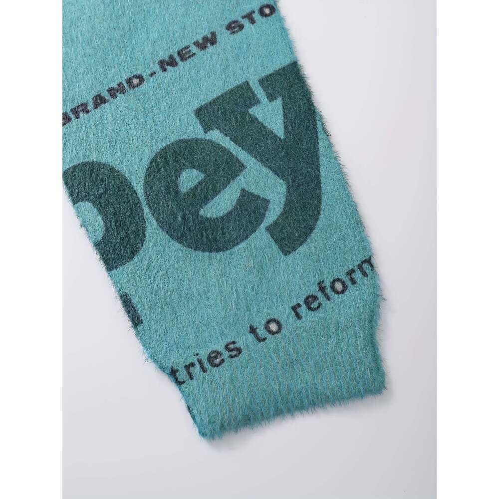 Women's Plus Size Popeye The Sailor Man Graphic Vintage Comic Sweater, Long Sleeve Round Neck Top Valentine's Day, Themed Parties & Everyday