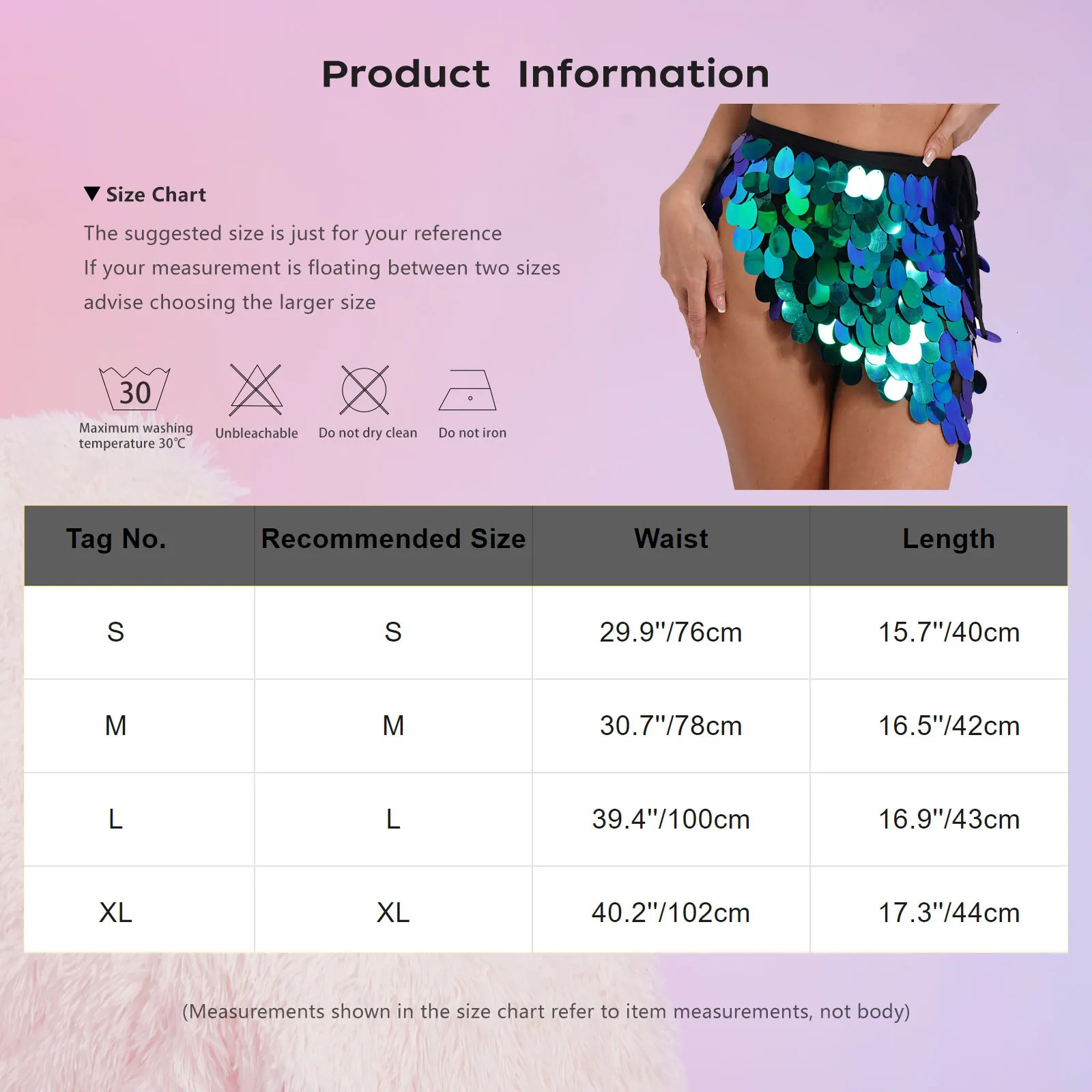 Womens Sequins Dance Skirt LaceUp Mermaid Hip Scarf Wrap Long Belly Festival Stage Performance Costumes 251027