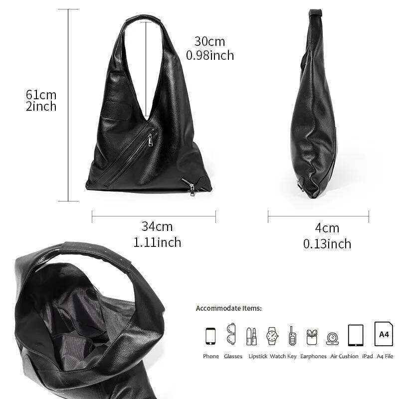 Hot Selling Genuine Leather Shoulder Bags Large Capacity Female Niche Design Tote Handbags Women Hobos Purses 251027