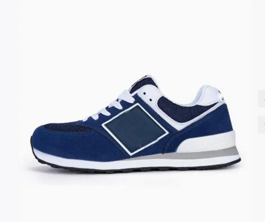 Free shipping Designer Sneakers New 574 shoes Leater Silver Black White Breathable mesh Men Women Outdoor Sports Sneakers Casual Soft Running shoes a1