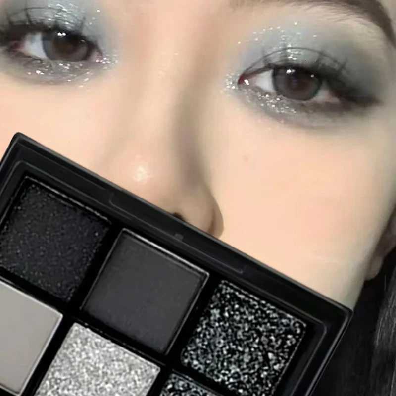 9color eyeshadow palette True dark soft Multilight shiny Easy to apply no fallout longlasting color payoffXJ251027