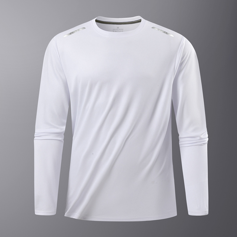 Breathable, moisture-wicking Outdoor Sports Long Sleeve Sweatshirt Round Neck Long T-Shirt