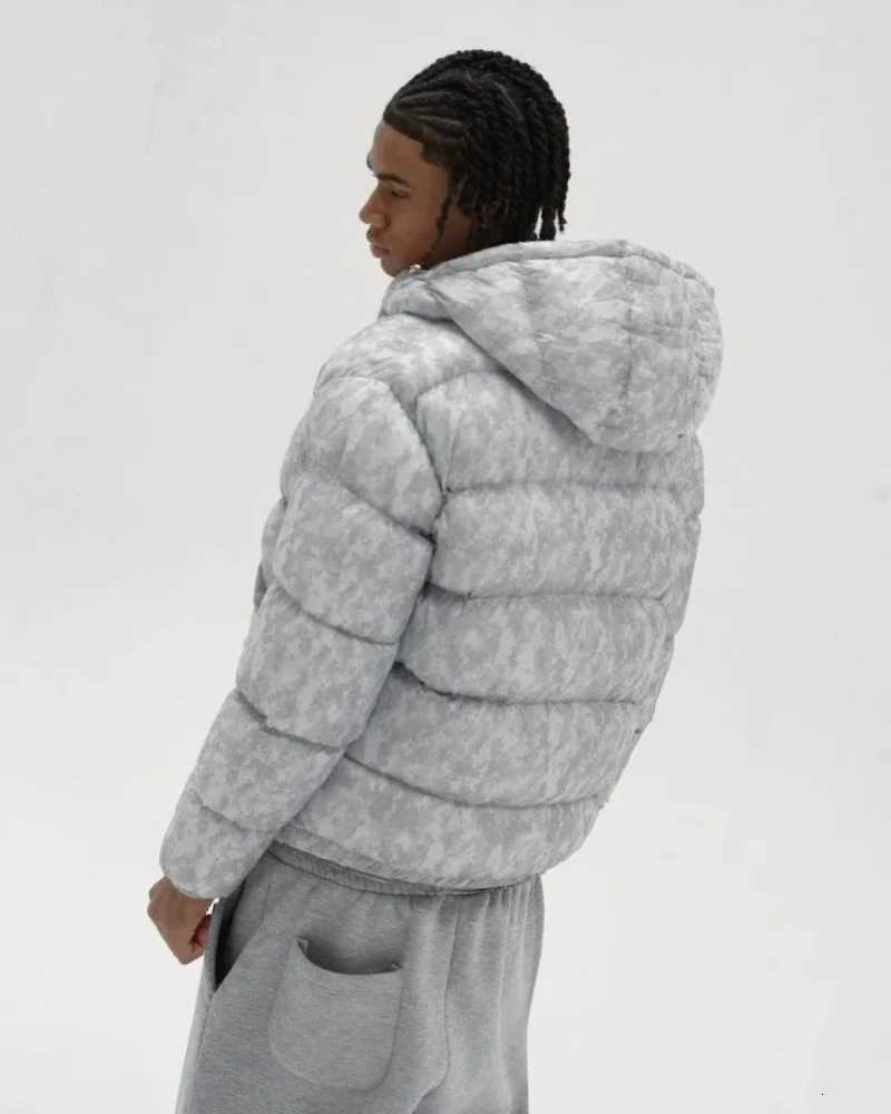 American Retro Striped Embroidery Fashion Camouflage Casual Warm Jacket Men Strt Hiphop Harajuku Y2K Loose Zipper Hoodie C251027