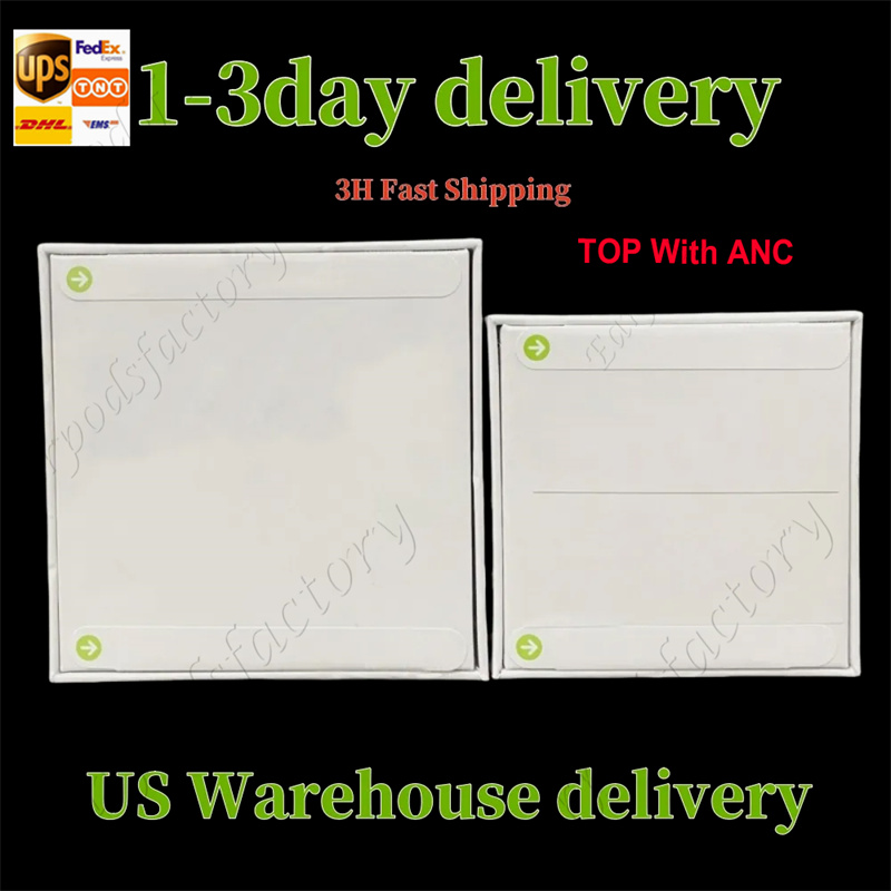 USA Stock for Apple Airpods Pro 2 airpodspros 3 airpodspro2 Wireless Bluetooth Earbuds Active Noise Cancellation with Charging Case Earphone Accessories tpu cases