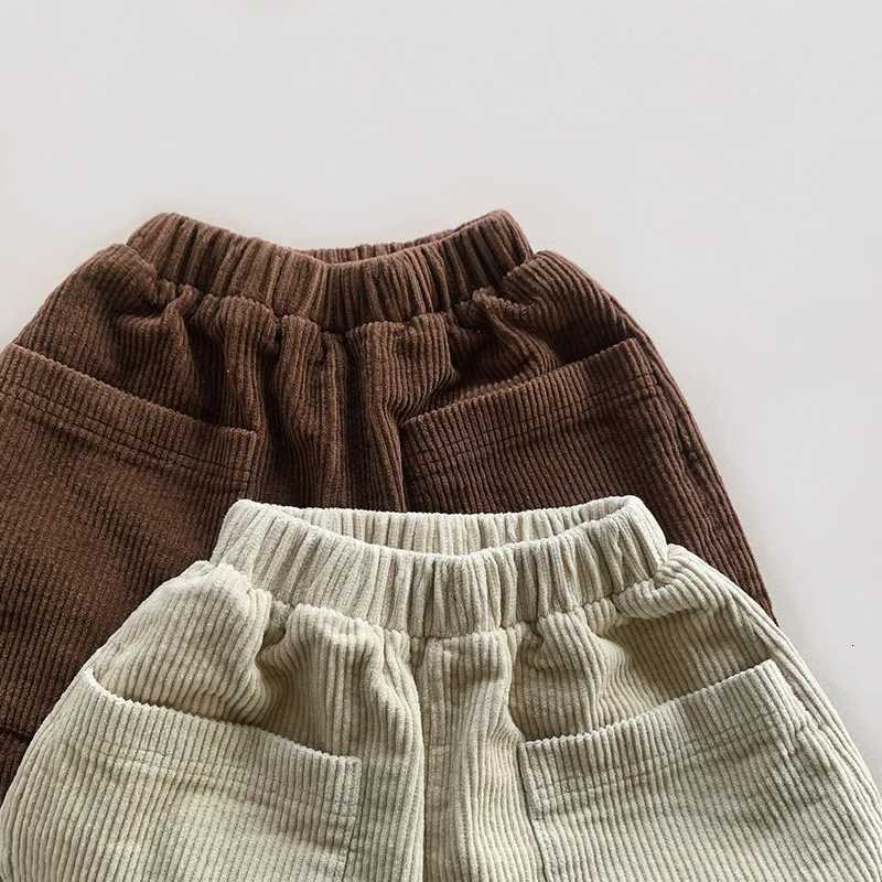 Autumn New Children Corduroy Wide Leg Pants Baby Girls Loose Harem Pants Fashion Boys Solid Casual Trousers Kids Toddler ClothesT251027