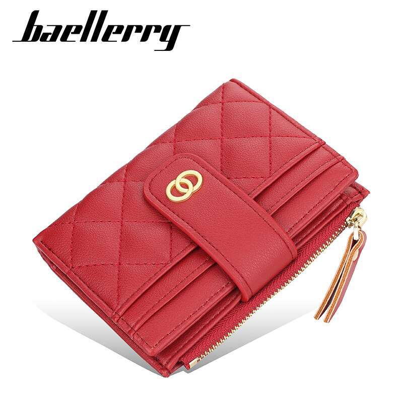 Wallets Small Card Holders Classic Short Top Quality Leather Female Purse Zipper Wallet For Women Carteria