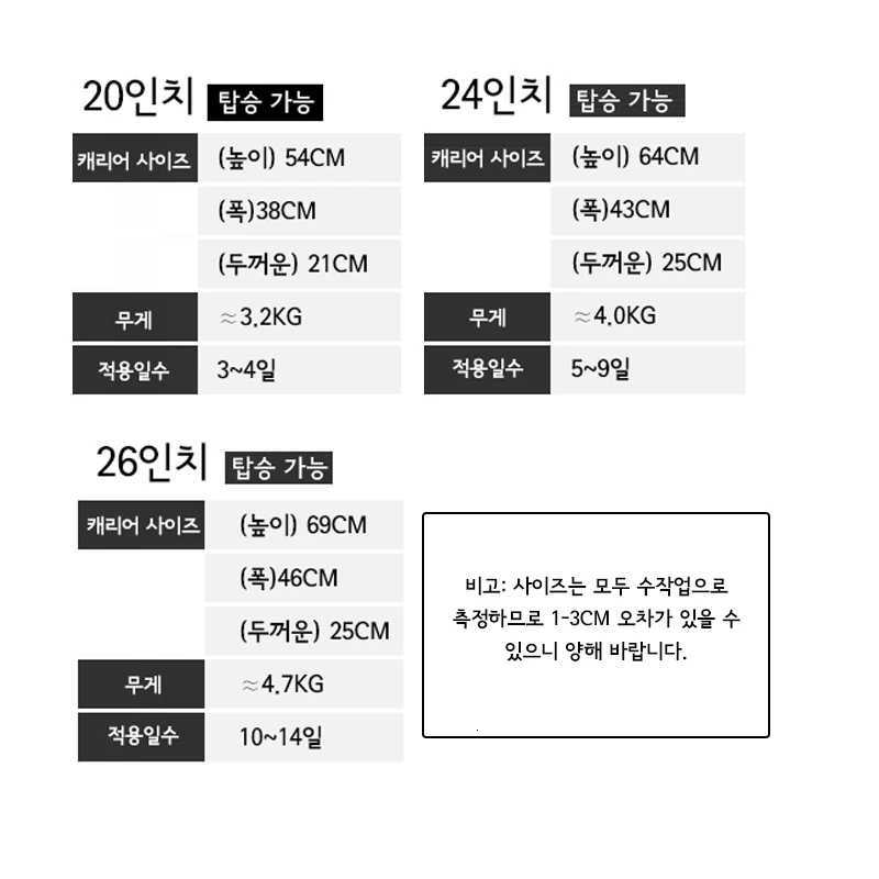 SUSHIMU Suitcase Travel Suitcase Men 20 24 26 CarryOn Luggage Women PC Aluminum Frame Trolley Case TSA password lockW251027