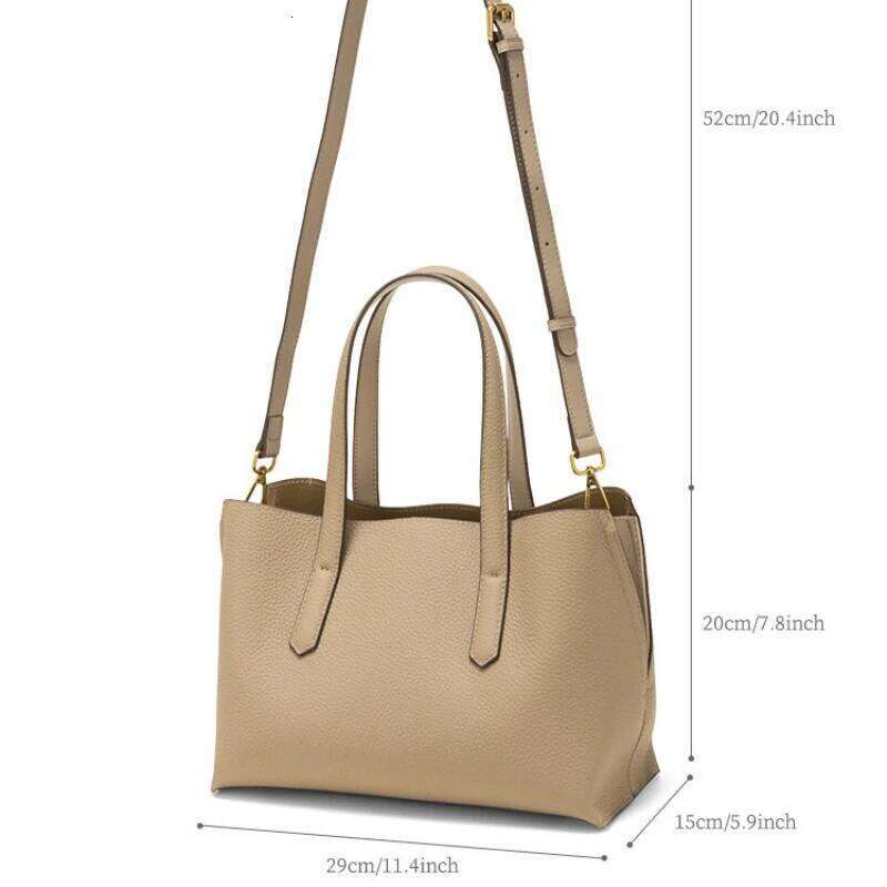 Genuine Leather High Quality Shoulder Female Tote New Designer Handbag For Fashion Women Brand Large Shopper Bag 251027