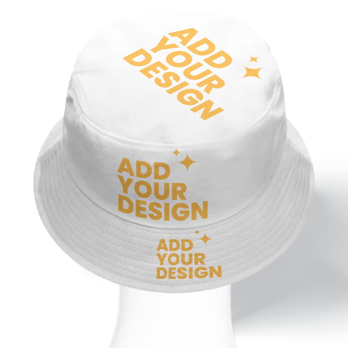 DHgatepod Reversible Bucket Hat - Double-Sided All-Over Print 100% Polyester Sun Hat with Two Wearable Styles