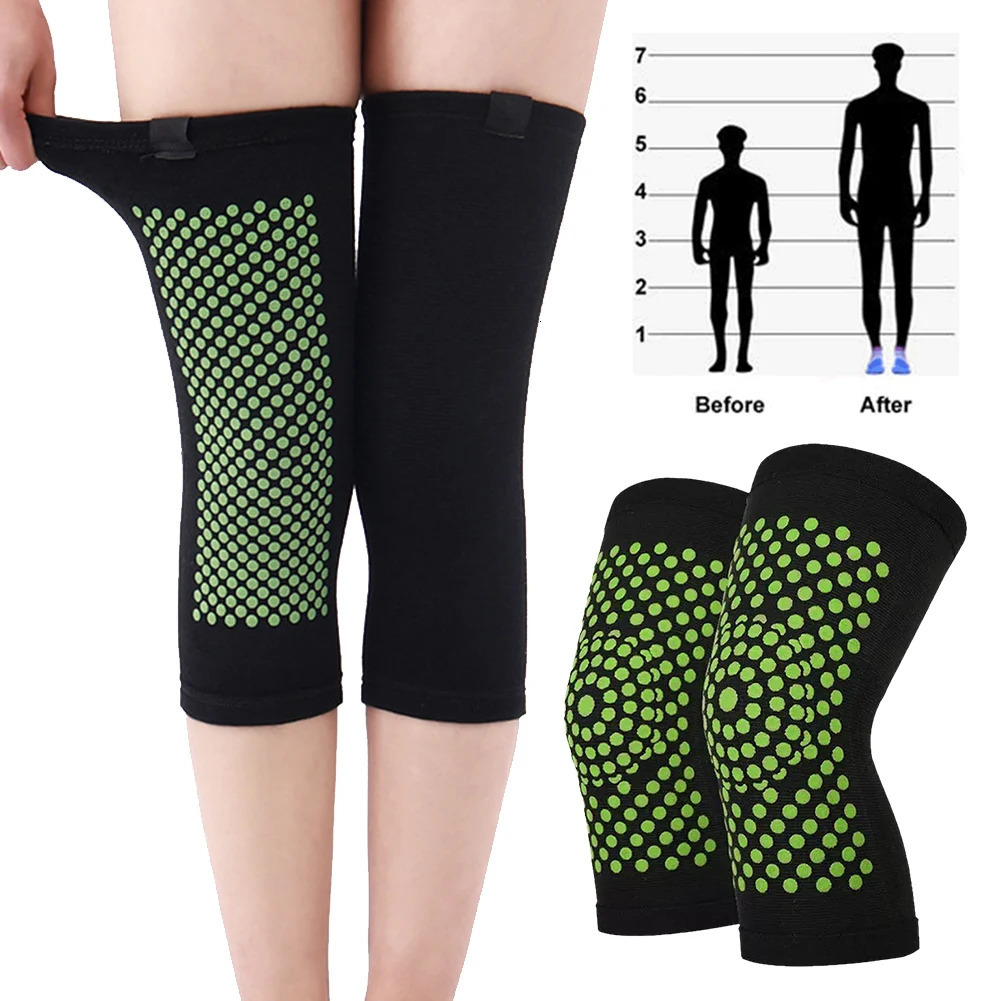 2Pcs Self Heating Knee Braces Sleeve Improve Blood Circulation Winter Warm Knee Braces Wormwood Knee Brace Support for Men Women 251023