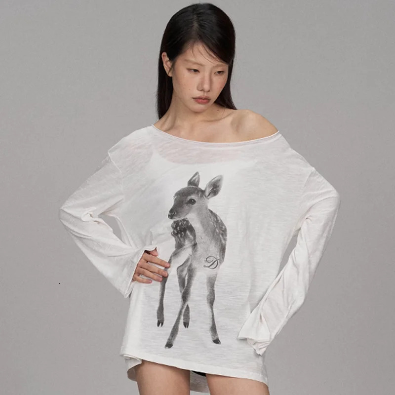 Onalippa Breathable Summer Thin Sunscreen Cover Slim Long Sleeve Tshirt Air Conditioning Shirt Casual Loose Lazy Top Women 251027