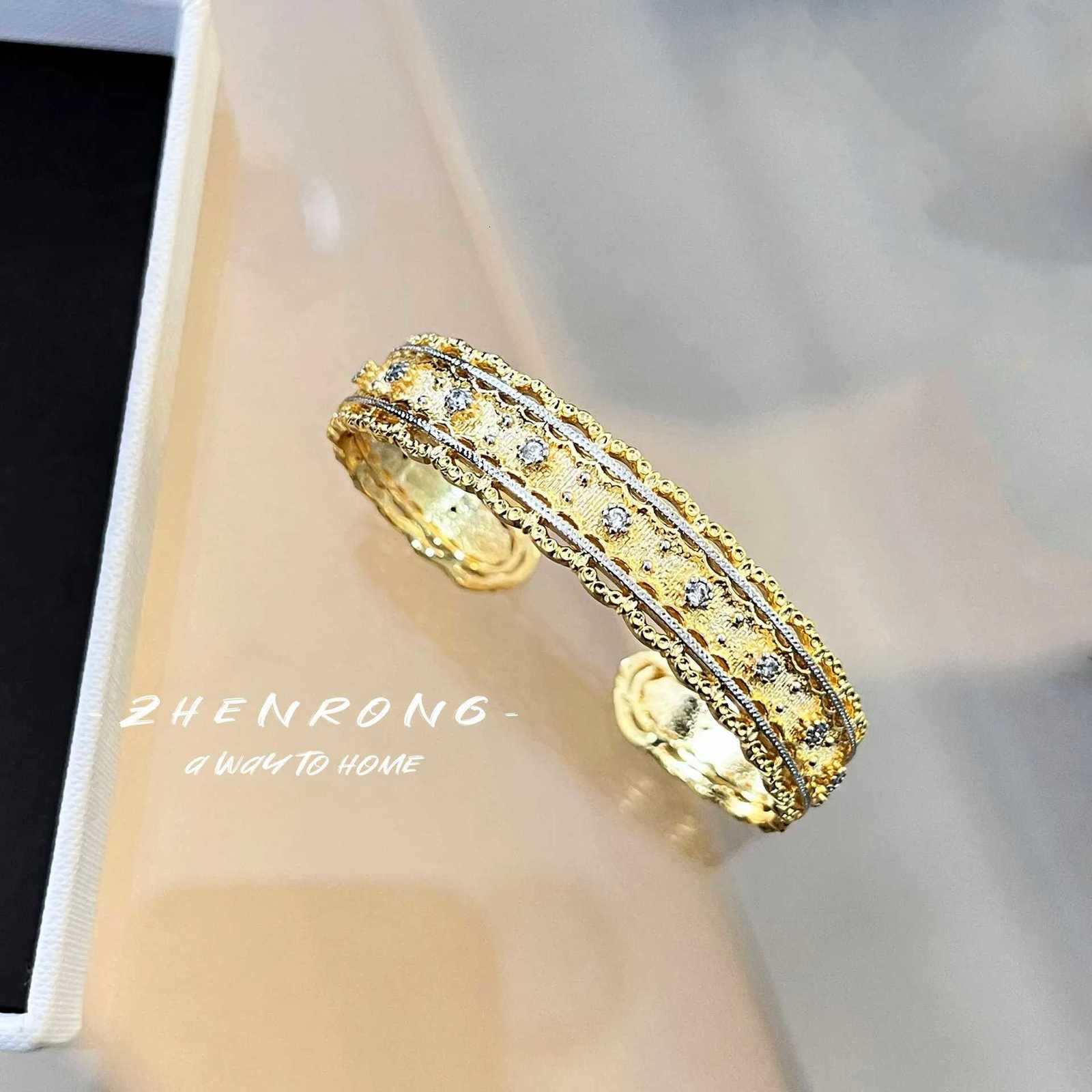 Foydjew Italian Vintage Jewelry Lace Design White Enamel Bracets For Wen Egant Banquet Party AccoriesW251027