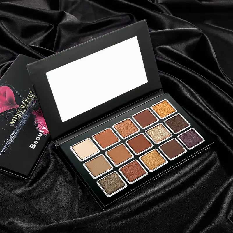 15 Colors Glitter Eyeshadow Palette Matte Waterproof Long Lasting Pressed Powder Cosmetics Kit Fashion Women Eye Makeup paletteXJ251027