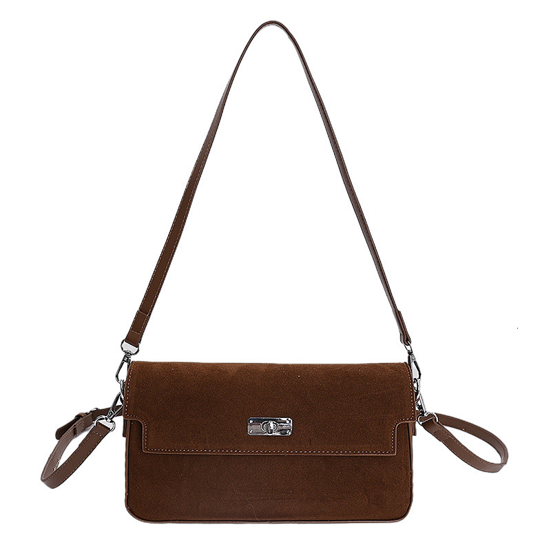 Free shipping designer bag Frosted Baguette Underarm Bag for Women Autumn New High-End Small Square Bag Single Shoulder Crossbody Bag