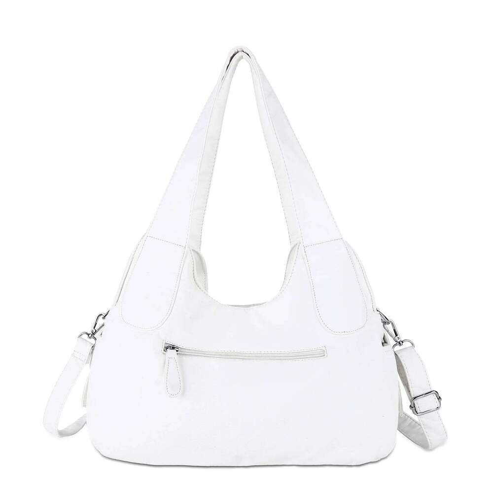 Angel Kiss Women Handbags Fashion Shoulder Bag Large Black Tote Top-Handle Shopping Pack Multiple Pockets Satchel Lady Purse