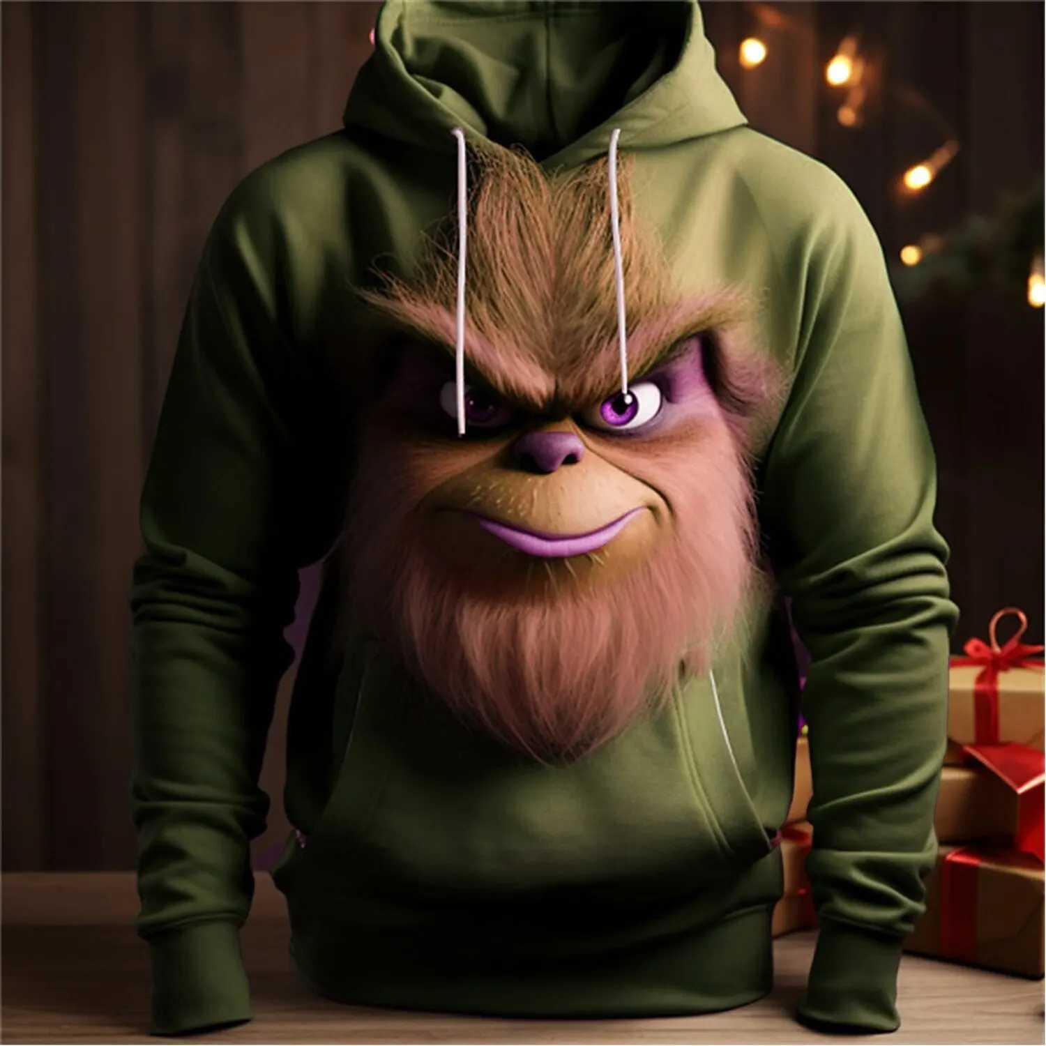 Funny 3D Print Mens Hoodies Christmas Style Sweatshirts Fashion Loose Hooded Pullover Tops Autumn Winter Casual Xmas Clothing W251027