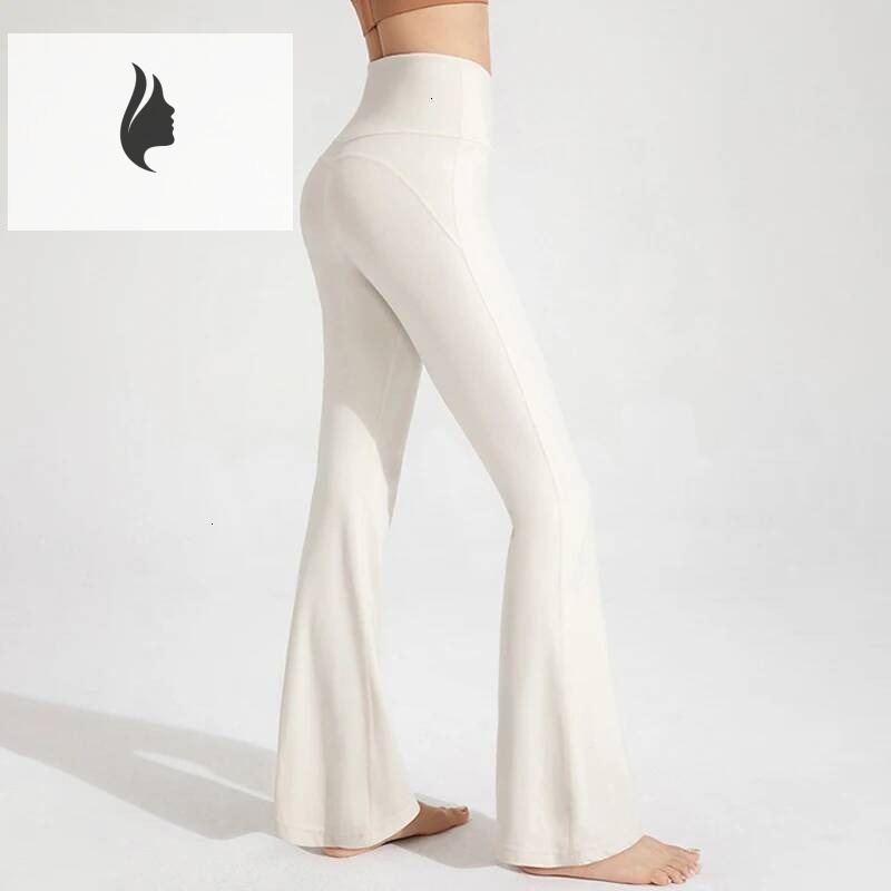 winter jacket women Naked High Waisted Waist Cinching Hip Lifting Fiess Exercise Elastic Bell Bottom Women Casual Outdoor Running Yoga Pants