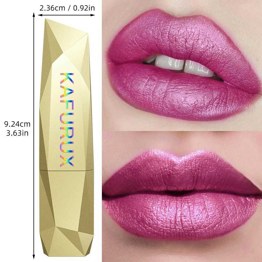 PC Red Metallic Lipstick Longlasting Glitter Lip Glaze Waterproof Moisturize Luminous liptint Shimmer Shiny Lipgloss Makeup W251027