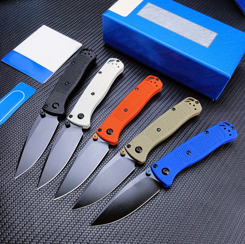 Mini 533/533BK Folding Knife 2.82" S30V Black DLC Blade Graphite Handles Pocket Knives Outdoor Camping Hunting TOOLs