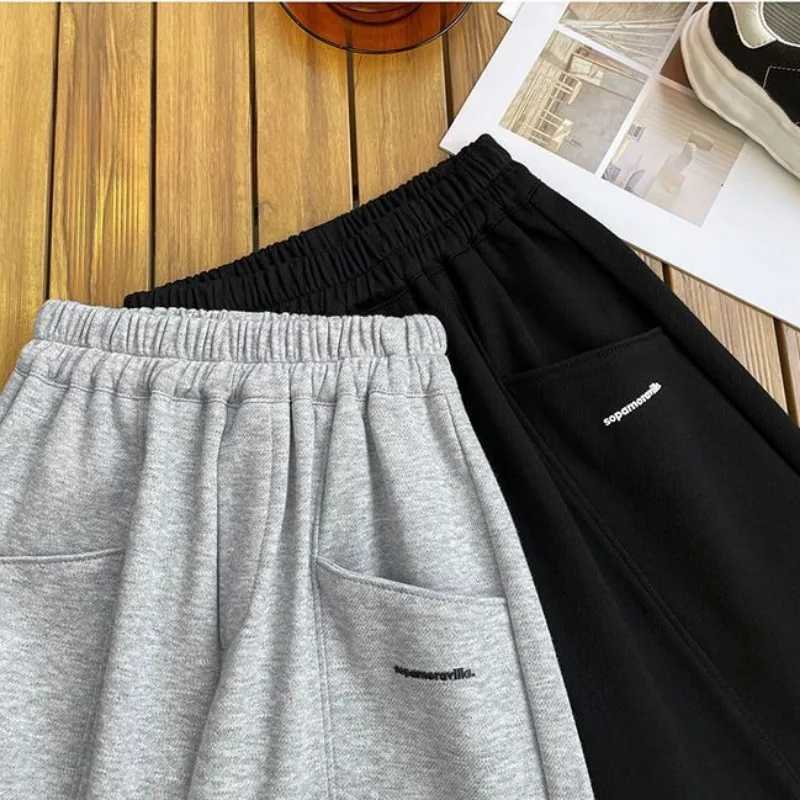 Autumn Kids Thin Letter Sweatpant Boys Ankle Length Harem Pant 2y Young Child Clothes Spring Girls Elastic Waist Sport TrousersT251027