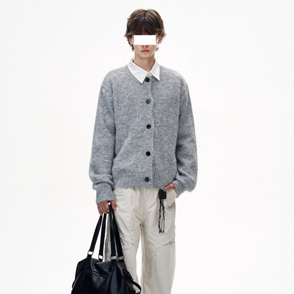 New Unisex Knitted Designer Sweater Sweater For Men High-end Street Fashion Loose And Lazy Old Money Style Design Men's Cardigan With Buttons