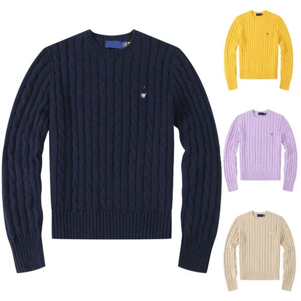 Designer Letter Embroidery Men's Polo Sweater Warm Knit Pullover with Quarter Zip Closure 2025 Hot Knitted Polo Pullover Sweaters