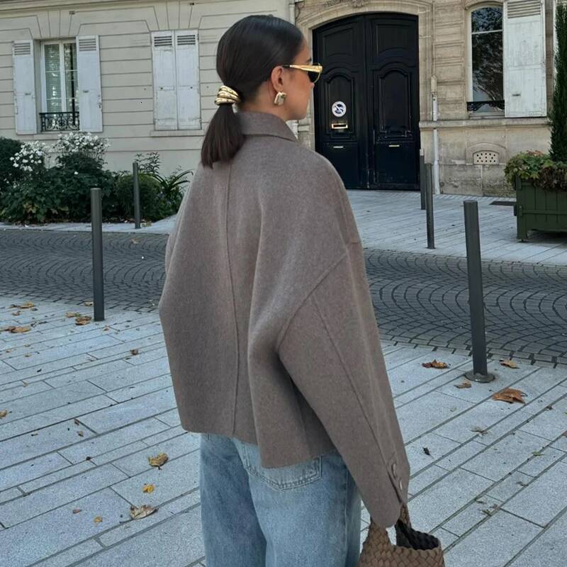 winter jacket women Coats Autumn New Chic Loose Long-Sleeved Warm Jackets Fashion Joker Elegant Women's Street Youth Outerwear