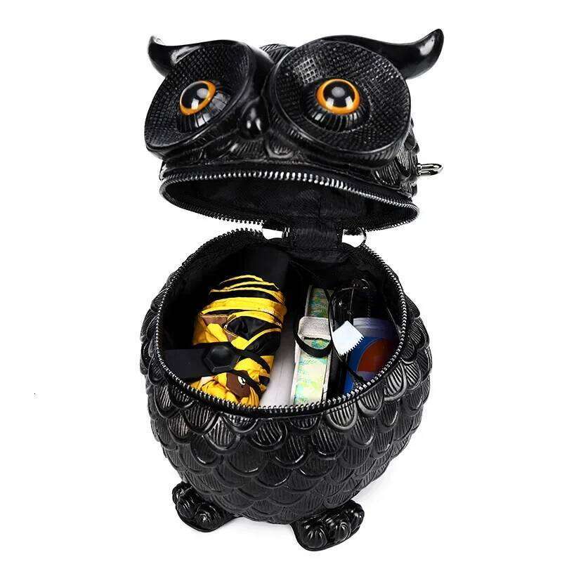 Designer Luxury Casual D Owl Leather Women Shoulder For Female Daily Travel Fashion S Daypack Bag Girls Crossbody Cosmetic Bags