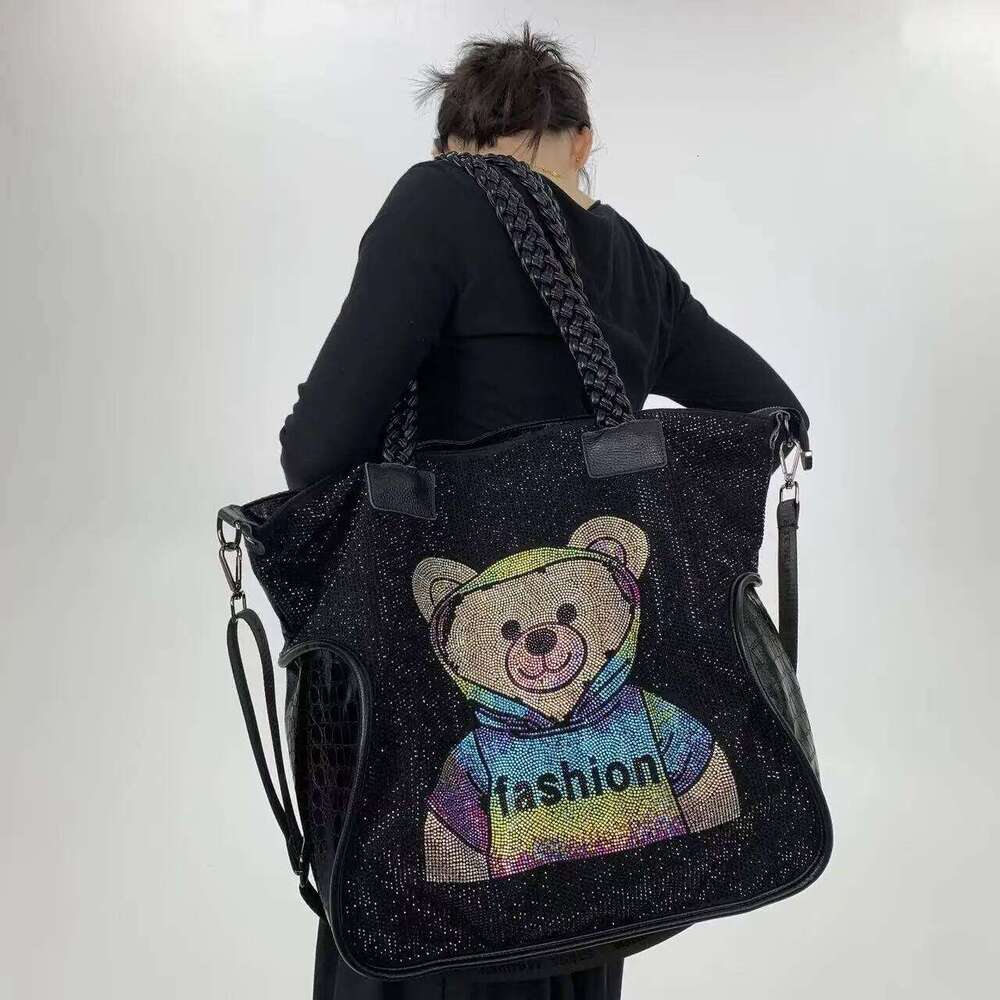 Ladies' Fashionable And Elegant Dia Embellished Shoulder Bag, Shining Personality, Luxurious Crossbody Handbag