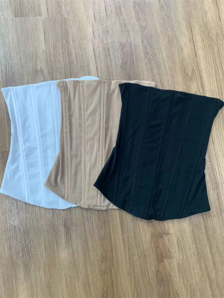 Tossy Mesh Backless Summer Vest Female Elegant Patchwork Strapless Solid Slim Streetwear Inner Sexy Y2k Tank Top Womens 251027