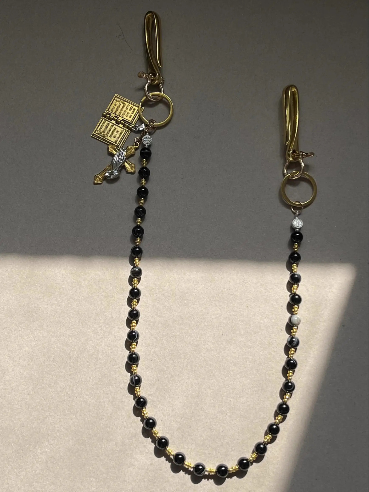 Original Blackrock Beads American CleanFit Pants Chain Punk Style Retro Style Cross Jeans Accessories 251023