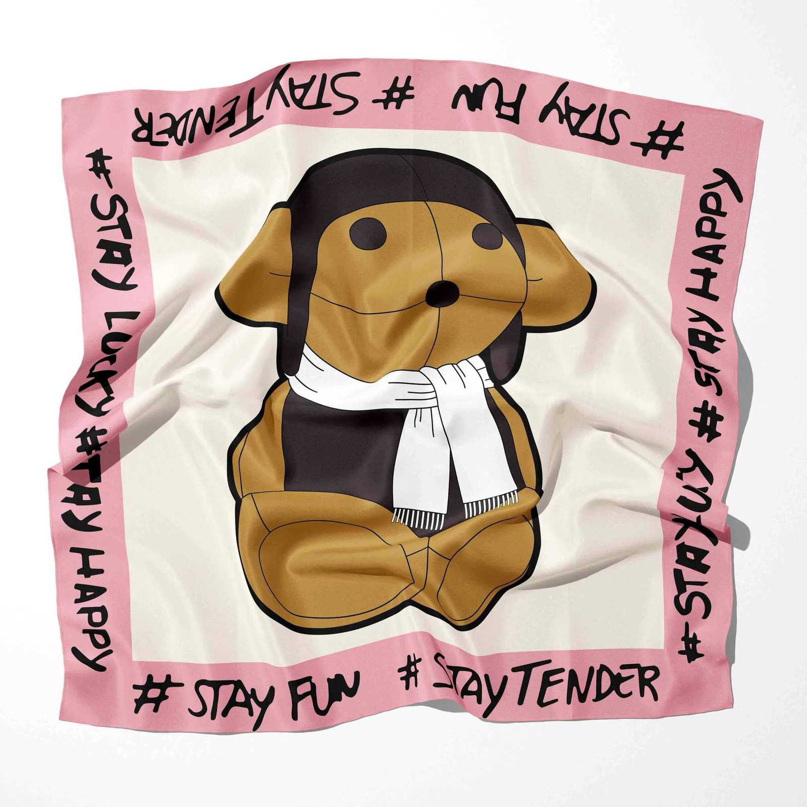 70cm 70cm Fashion 2025 Designer Square Band Fashion Kerchi Autumn Fa Silk Brand Scarves Print Shawl Chiffon FoardW251027