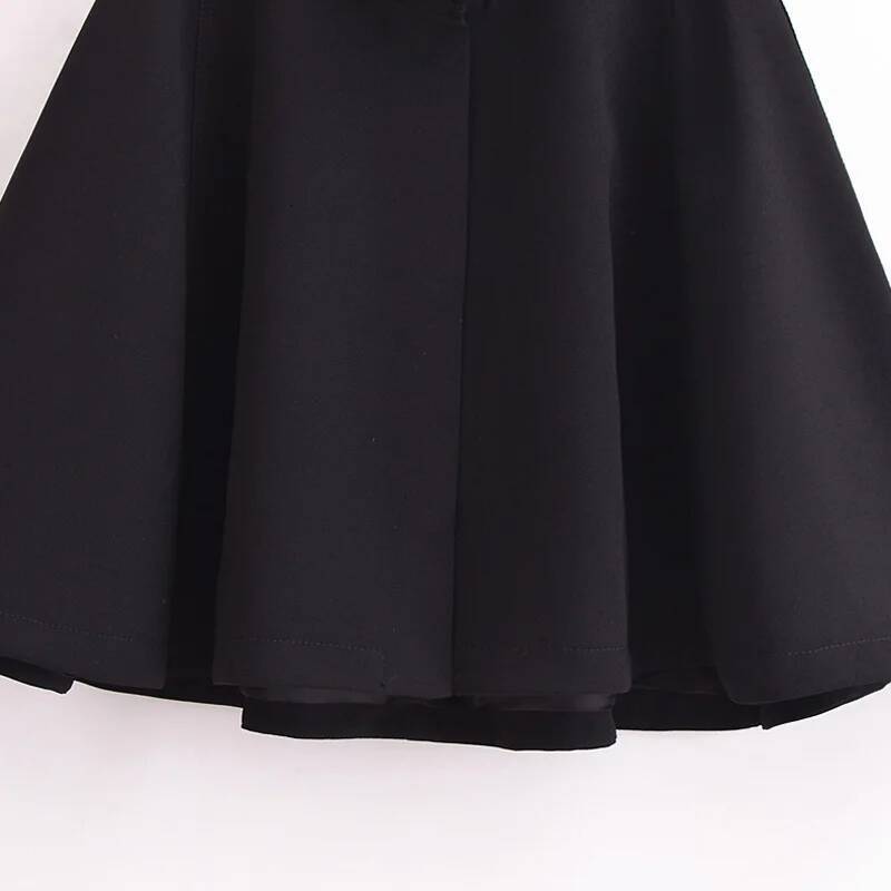 winter jacket women HXAO Black Cropped Cape Women's Autumn Winter Oversized Long Sleeve Short Cloak Outerwear Fashion Casual Elegant Coat