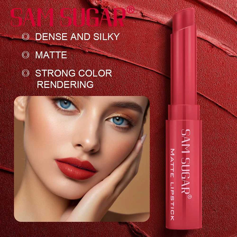 6Color Waterproof Lipstick Pen Velvet Matte LongLasting with Angled Rotating Design for Smooth Moisturized Lips W251027