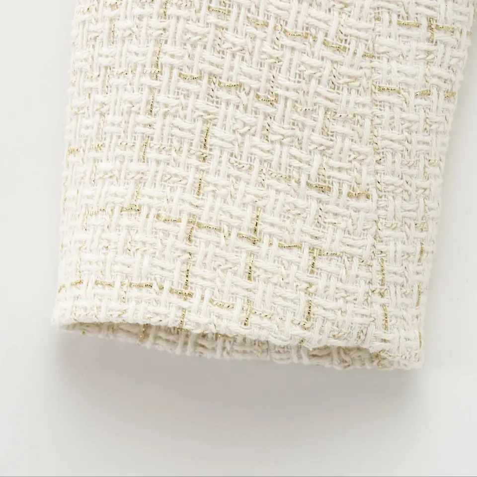 Women Tweed Single Breasted Elegant Jackets Coat Long Sleeve Plaid Jacket Woman Clothing Outdoor Clothes 2409113 251027