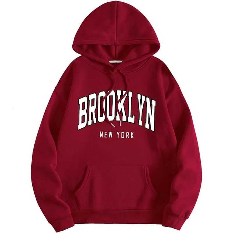 BROOKLYN Mens Casual Hoodies Spring Autumn Pullovers Fashion Multiple Colour Sweatshirts Top W251027