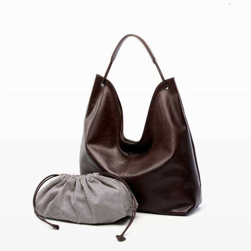 Jonlily Women Genuine Leather Shoulder Female High Capacity Commuter Bag Small Handbag Totes Casual Daybag Purse -Kg1956 Suotong1027