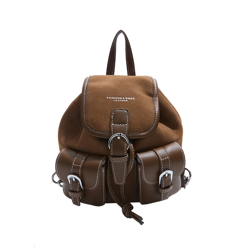 Free shipping designer bag Multi-pocket Backpack New Autumn Winter Matte Mini Backpack Travel Photography Versatile School Bag