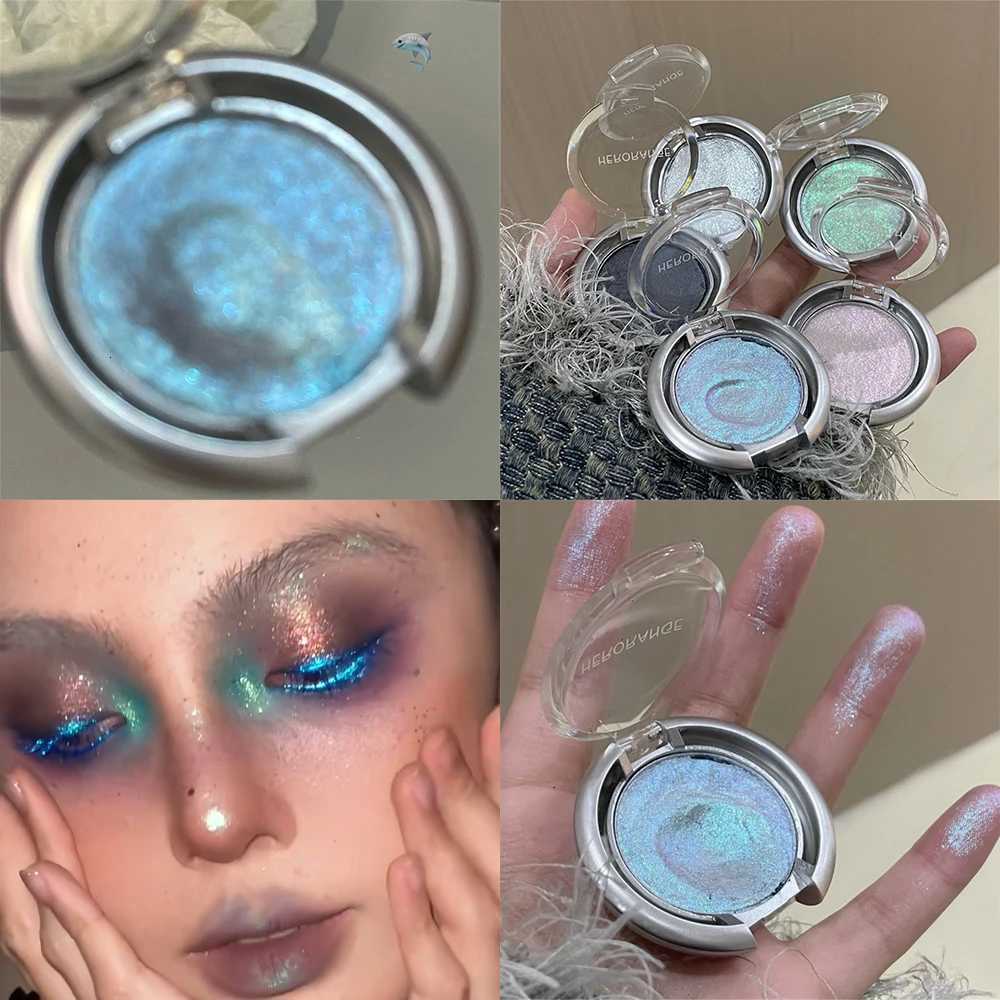 Discoloration Diamond Glitter Monochrome Eyeshadow Palette Pearl Highlighter Sequins Waterproof Lasting Brightening Eyes MakeupXJ251027