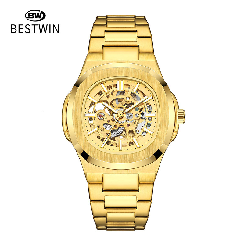 Designer Watch Double-sided Hollow Luminous Men's Watch Fully Automatic Mechanical Watch High-end Waterproof Men's Luxury Alloy Wristwatch