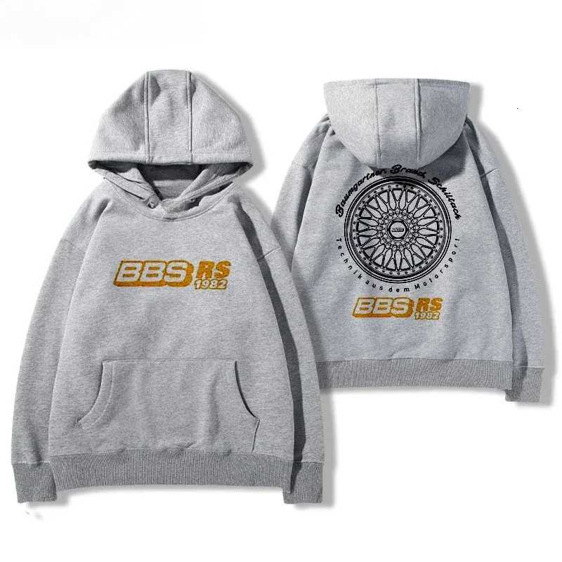 2024bbs Wheel Printed Hoodie Mens and Womens Car Modification Culture Four Seasons All Loose Casual Jacket Breathable Light W251027