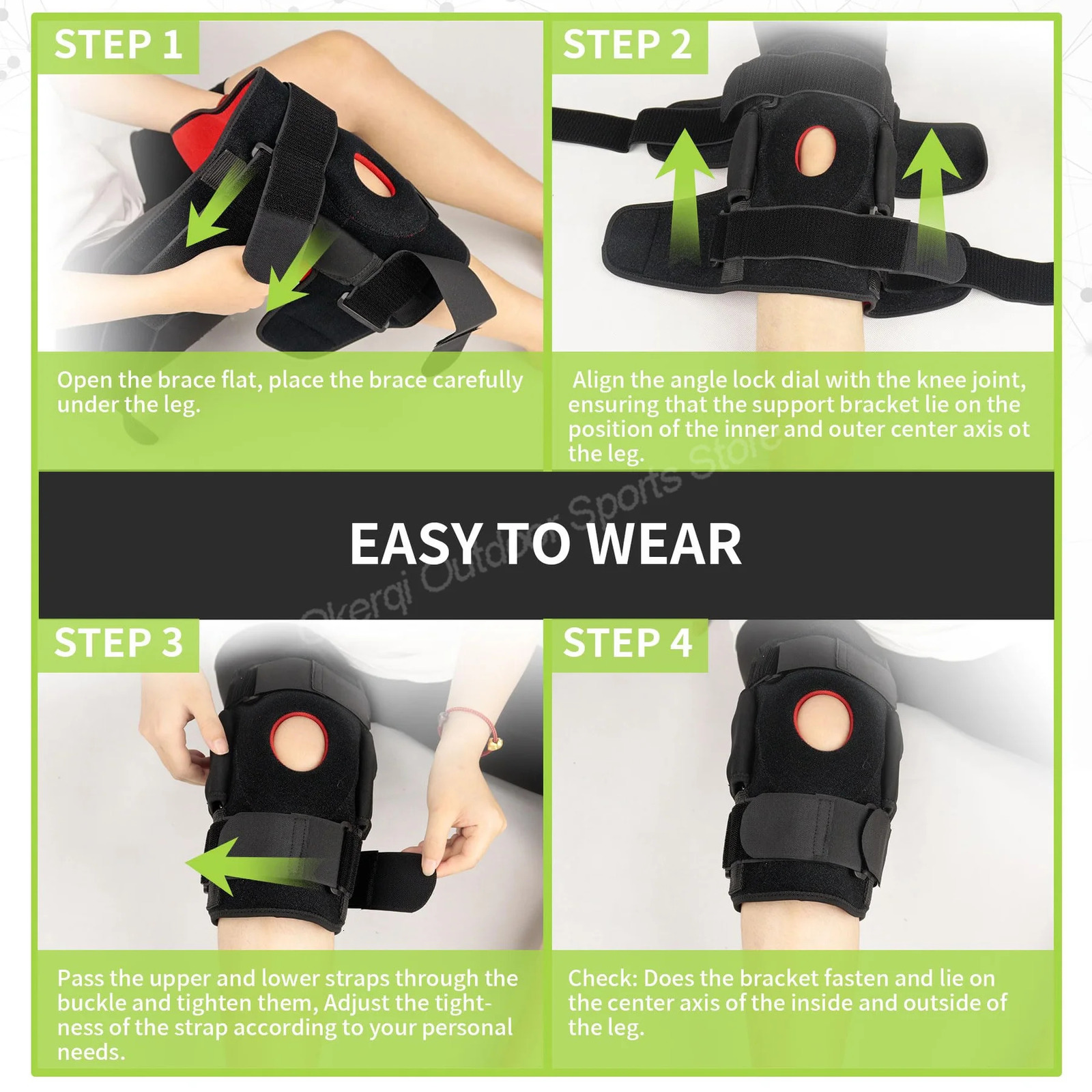 Orthopedic Knee Brace Knee Joint Protector Sports Knee Support Joint Pain LXXL Plus Size EVA Kneepad Meniscos and Ligament 1Pc 251023