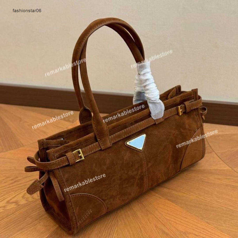 New Suede Handbag Luxury Suede Brown Shoulder Bag Womens Designer Totes Bag Soft Lux SOFTBOG Leather Luxury Handbag Casual Mens New Tote designer handbag 9A