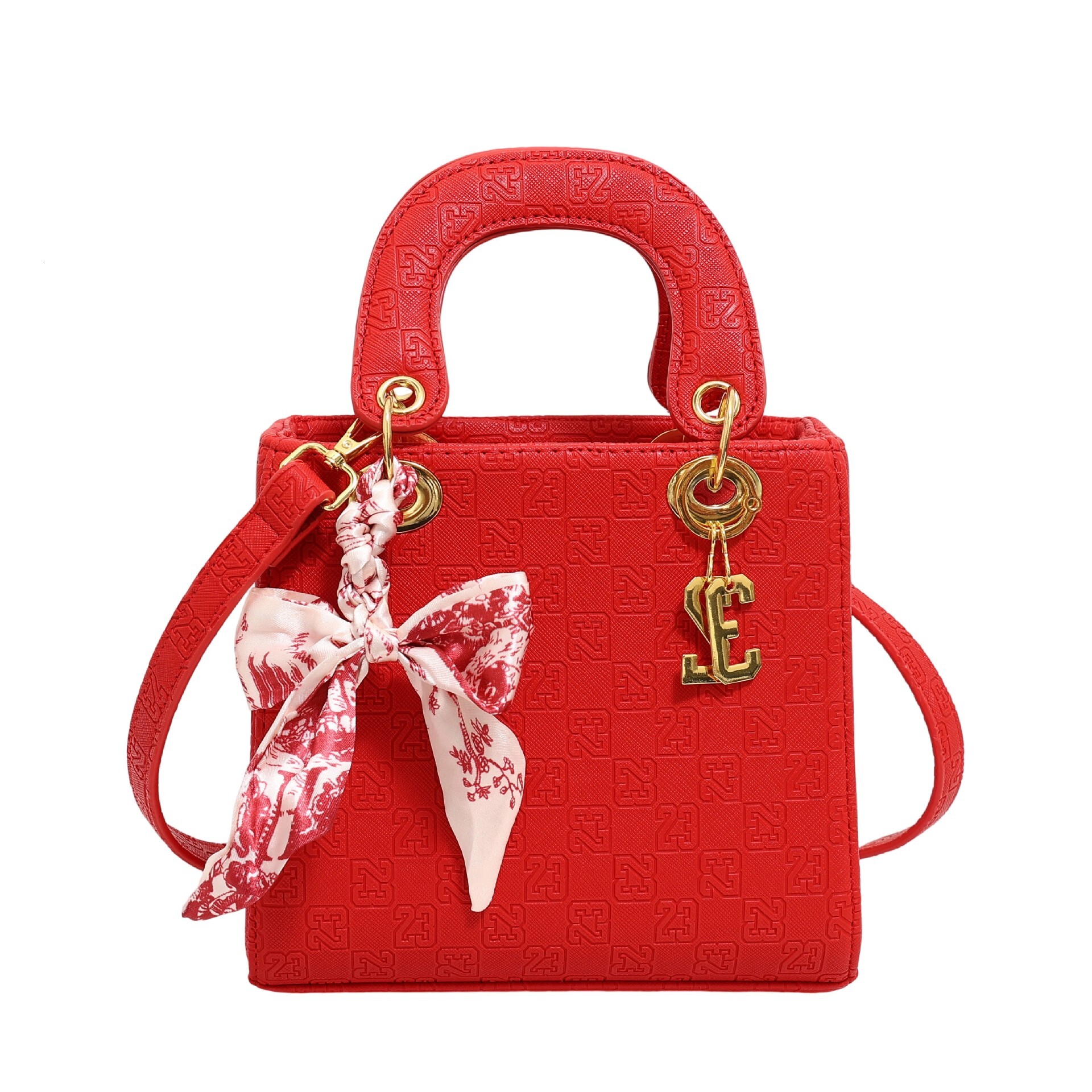 Free shipping designer bag High-Quality Textured Silk Scarf Bag New Fashionable Stylish Crossbody Handbag Crossbody Bag