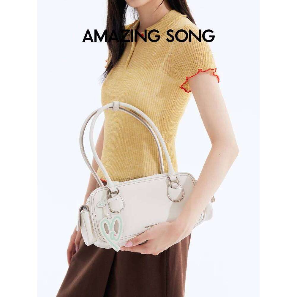Designer Bag Luxury Bag Elegant Song Toast Baguette Clutch with Trendy Heritage Pattern