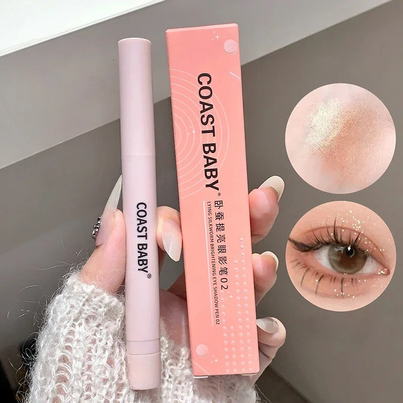 10 Colors Doubleended Lying Silkworm Eyeshadow Pen Pearlescent Matte Highlighter Shadow Pen Longlasting Brightening Eye Makeup 251027