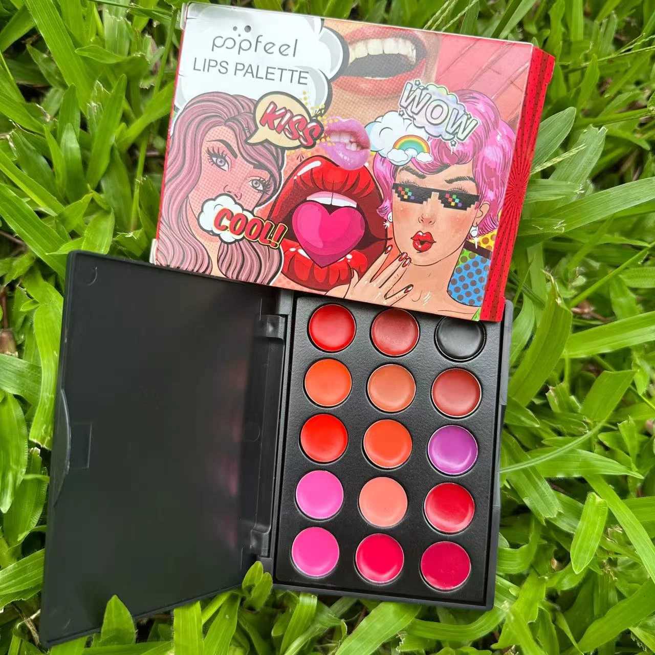 POPFEEL 5Color Moisturizing Liquid Lipstick Palette LongLasting EasytoApply Portable Mini Travel Lip Gloss and Lipstick W251027