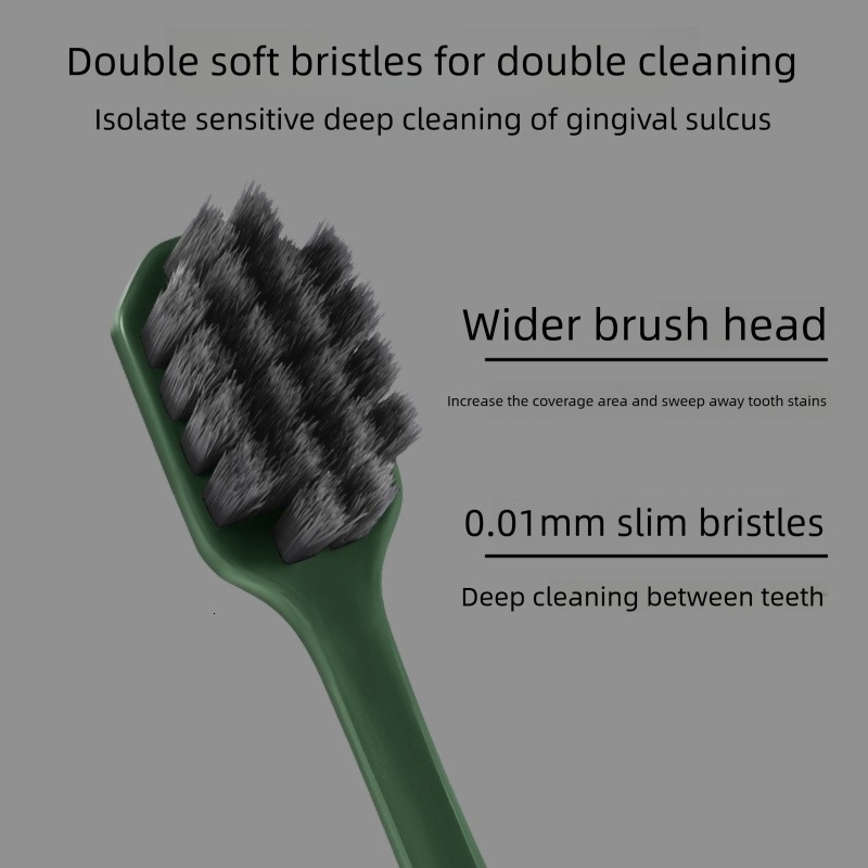 CXCK new Senlv soft bristled toothbrush, clean and gum protecting toothbrush, home use, 6-piece light luxury gift box ddmytues