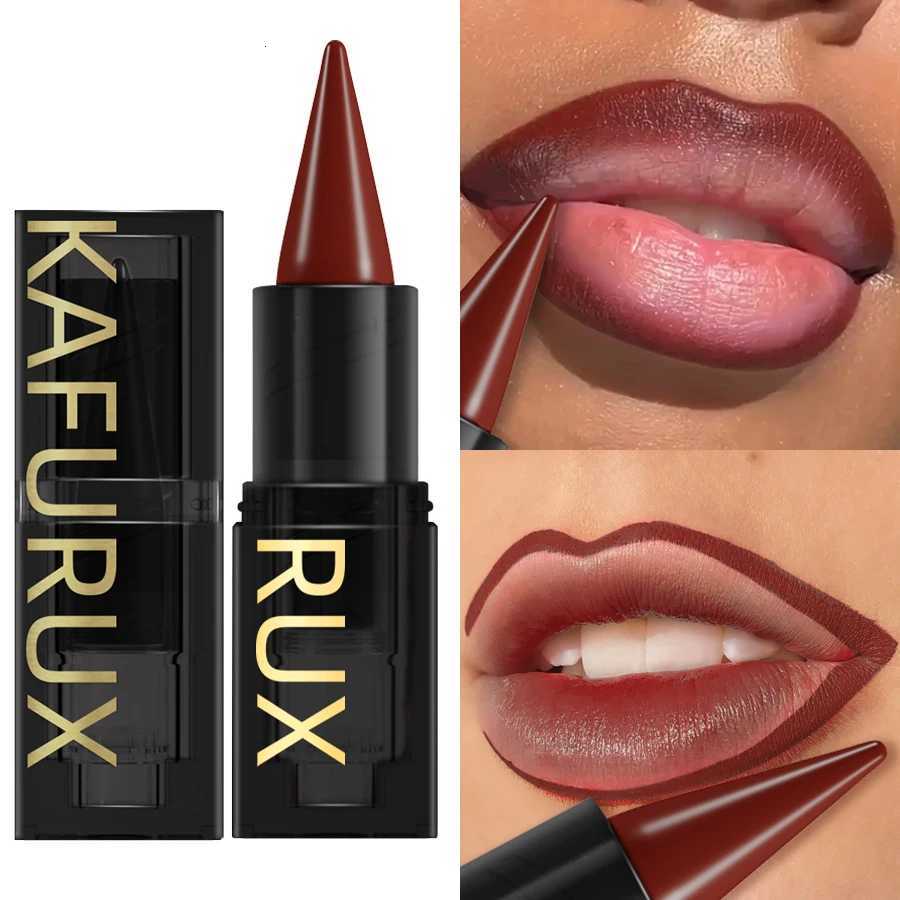 5 Colors Lipstick Waterproof Sexy Red Matte Contour Tint Lipstic Pen Longlasting Lipliner Pen Nonstick Cup Lip Makeup for Wom W251027