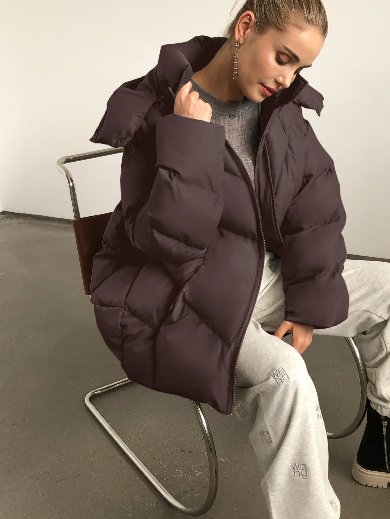 Women Winter coat Stylish Thick Warm Parkas 251027